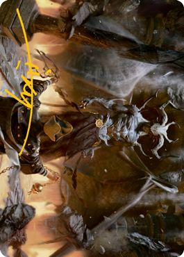 Ormendahl, the Corrupter Art Card (Gold-Stamped Signature) [Innistrad: Midnight Hunt Art Series] | Tabernacle Games