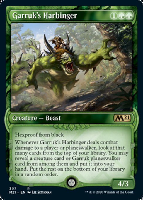 Garruk's Harbinger (Showcase) [Core Set 2021] | Tabernacle Games