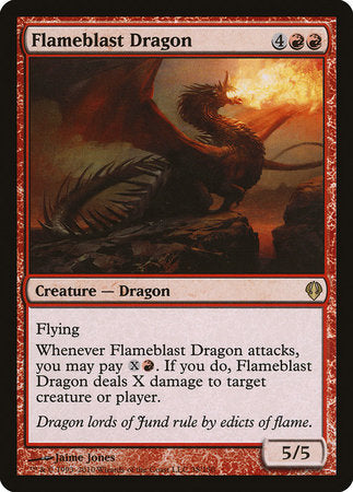 Flameblast Dragon [Archenemy] | Tabernacle Games