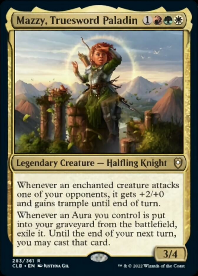 Mazzy, Truesword Paladin [Commander Legends: Battle for Baldur's Gate] | Tabernacle Games