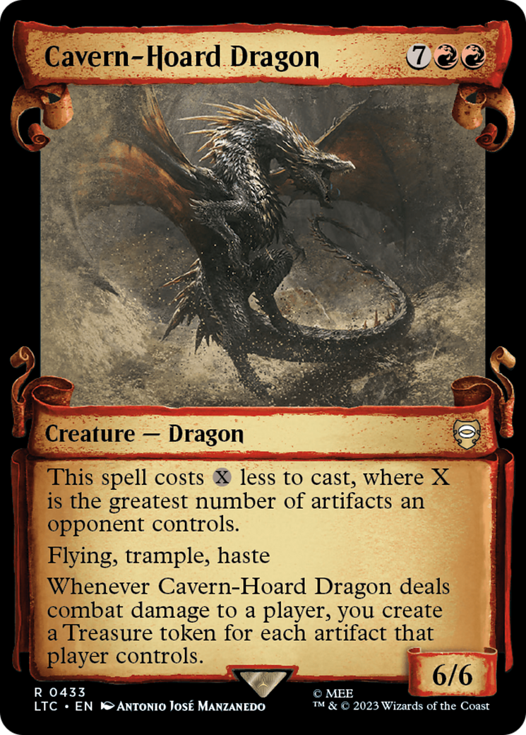 Cavern-Hoard Dragon [The Lord of the Rings: Tales of Middle-Earth Commander Showcase Scrolls] | Tabernacle Games