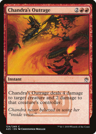 Chandra's Outrage [Masters 25] | Tabernacle Games