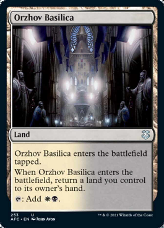 Orzhov Basilica [Dungeons & Dragons: Adventures in the Forgotten Realms Commander] | Tabernacle Games