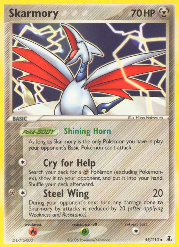 Skarmory (55/113) [EX: Delta Species] | Tabernacle Games