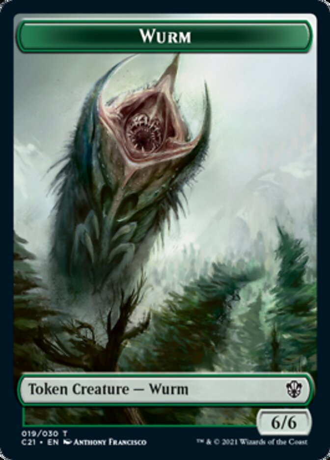 Wurm // Kraken Token [Commander 2021 Tokens] | Tabernacle Games