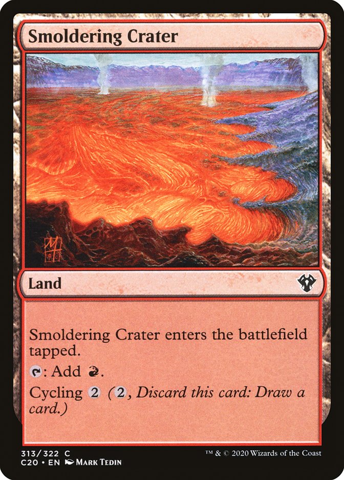Smoldering Crater [Commander 2020] | Tabernacle Games
