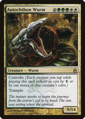 Autochthon Wurm [Ravnica: City of Guilds] | Tabernacle Games
