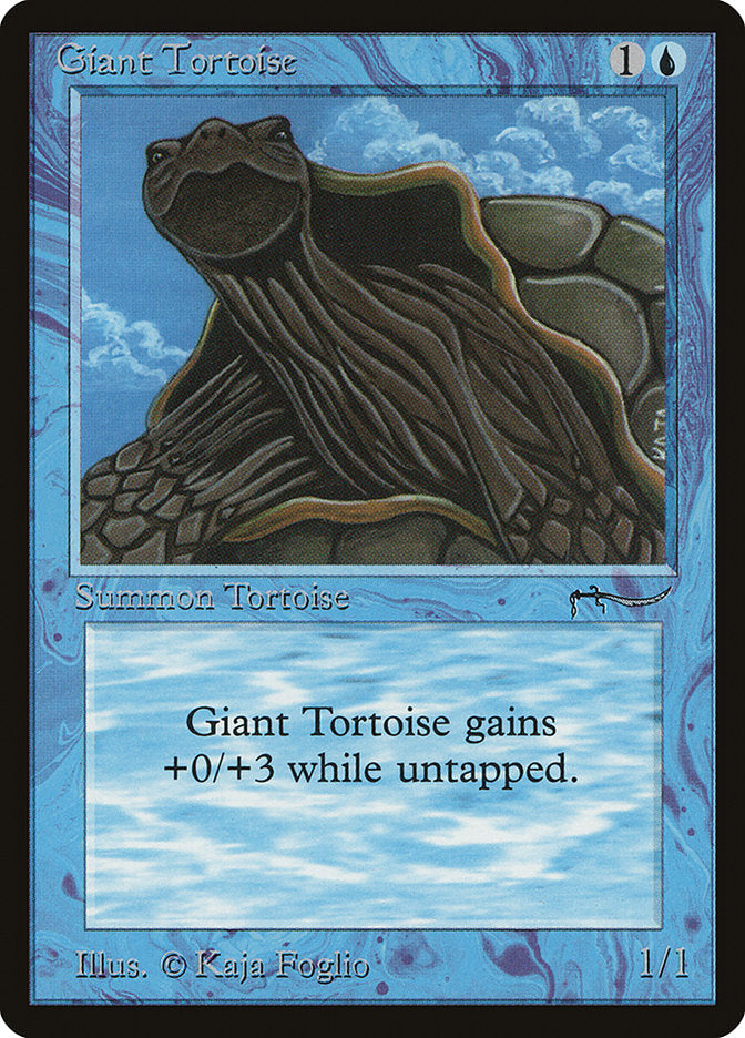 Giant Tortoise (Light Mana Cost) [Arabian Nights] | Tabernacle Games
