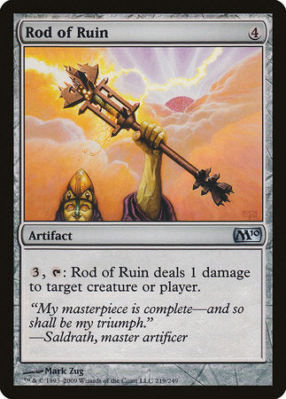 Rod of Ruin [Magic 2010] | Tabernacle Games