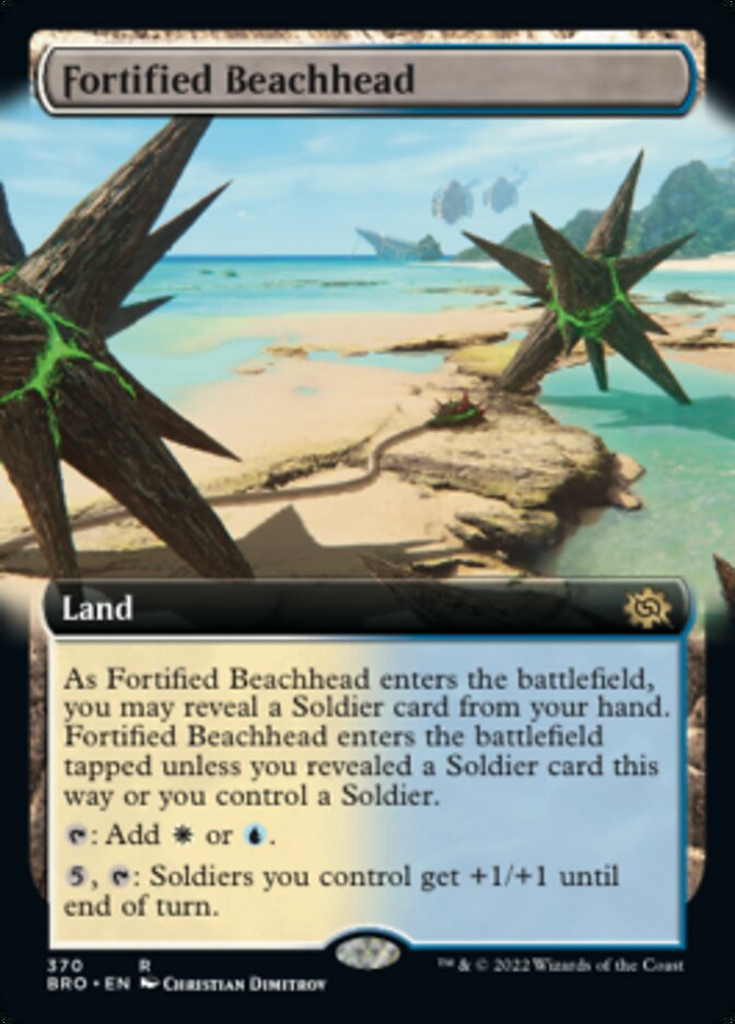 Fortified Beachhead (Extended Art) [The Brothers' War] | Tabernacle Games