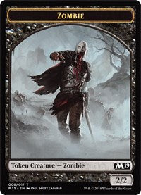 Zombie // Thopter Double-sided Token (Game Night) [Core Set 2019 Tokens] | Tabernacle Games