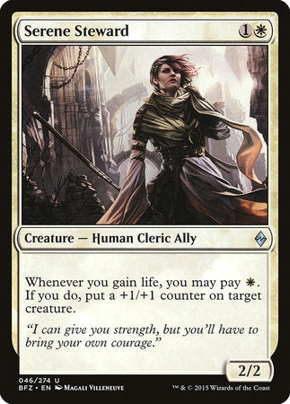 Serene Steward [Battle for Zendikar] | Tabernacle Games