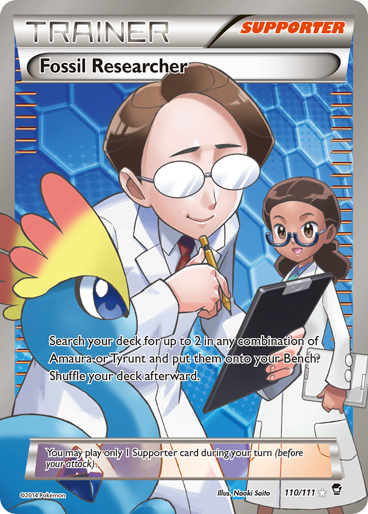 Fossil Researcher (110/111) [XY: Furious Fists] | Tabernacle Games