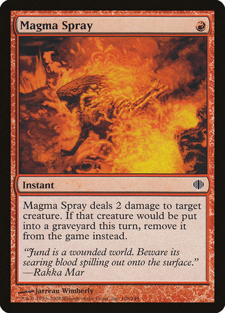 Magma Spray [Shards of Alara] | Tabernacle Games