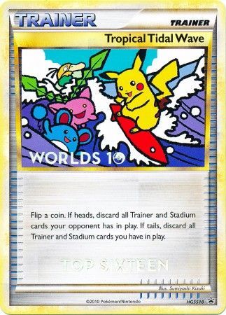 Tropical Tidal Wave (HGSS18) (Top 16) [HeartGold & SoulSilver: Black Star Promos] | Tabernacle Games