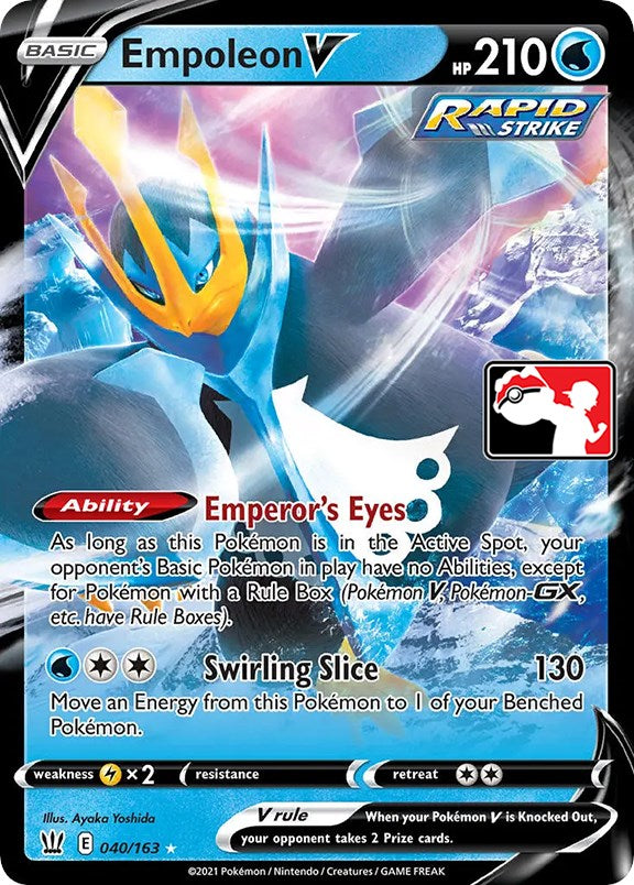 Empoleon V (040/163) [Prize Pack Series One] | Tabernacle Games