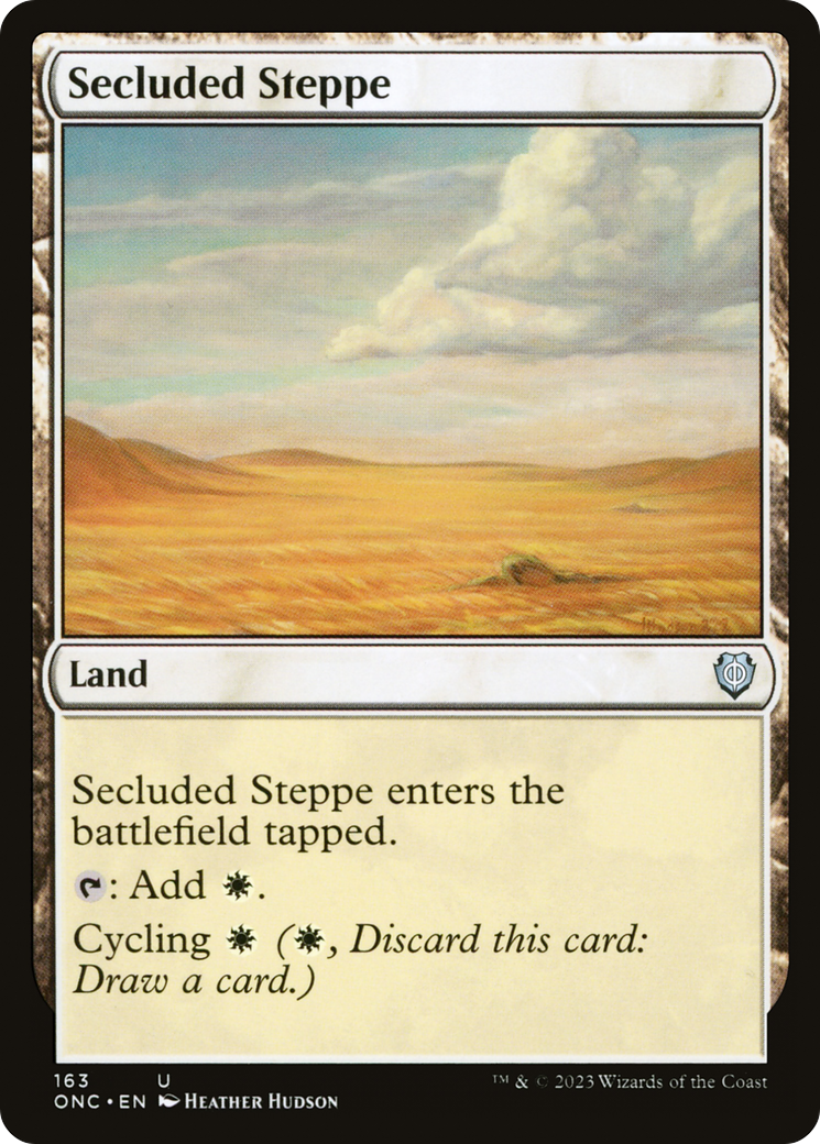 Secluded Steppe [Phyrexia: All Will Be One Commander] | Tabernacle Games