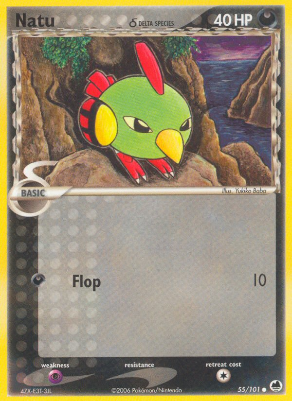 Natu (55/101) (Delta Species) [EX: Dragon Frontiers] | Tabernacle Games