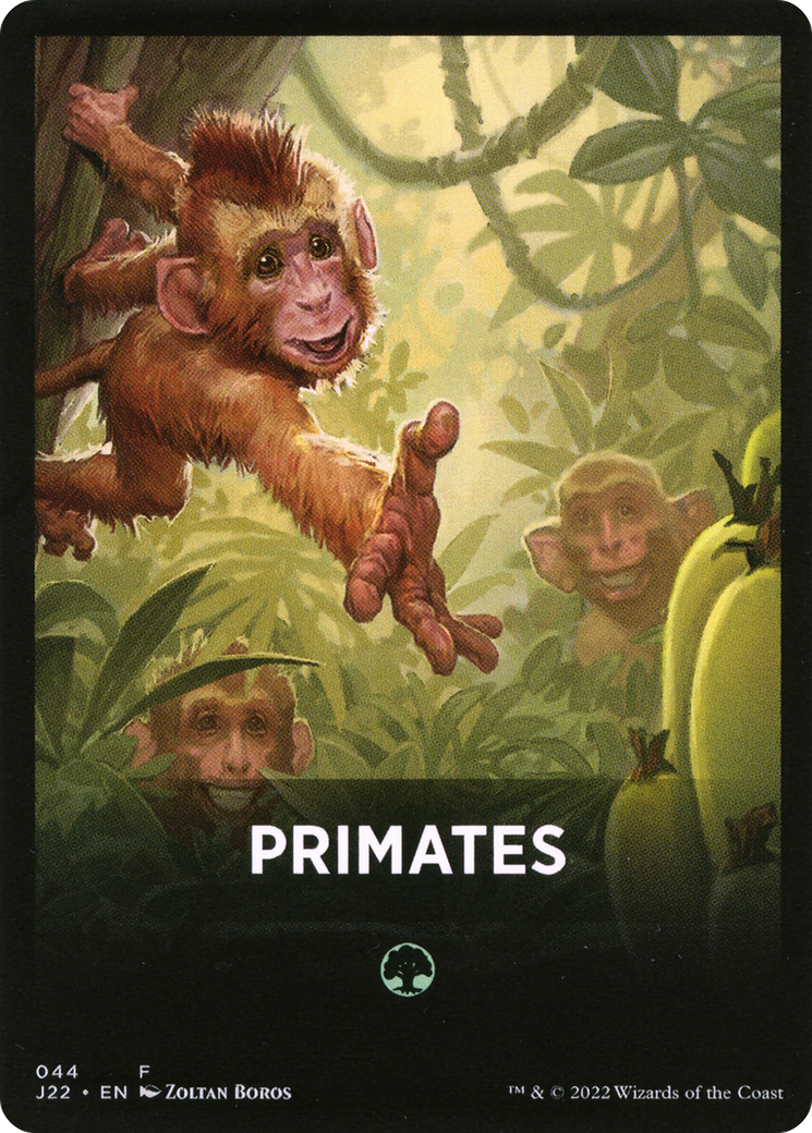 Primates Theme Card [Jumpstart 2022 Front Cards] | Tabernacle Games