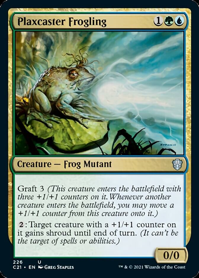 Plaxcaster Frogling [Commander 2021] | Tabernacle Games