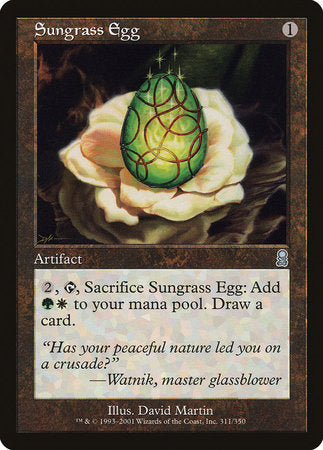 Sungrass Egg [Odyssey] | Tabernacle Games