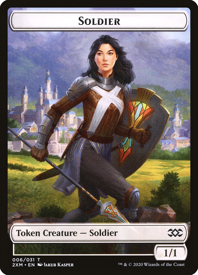 Soldier Token [Double Masters] | Tabernacle Games