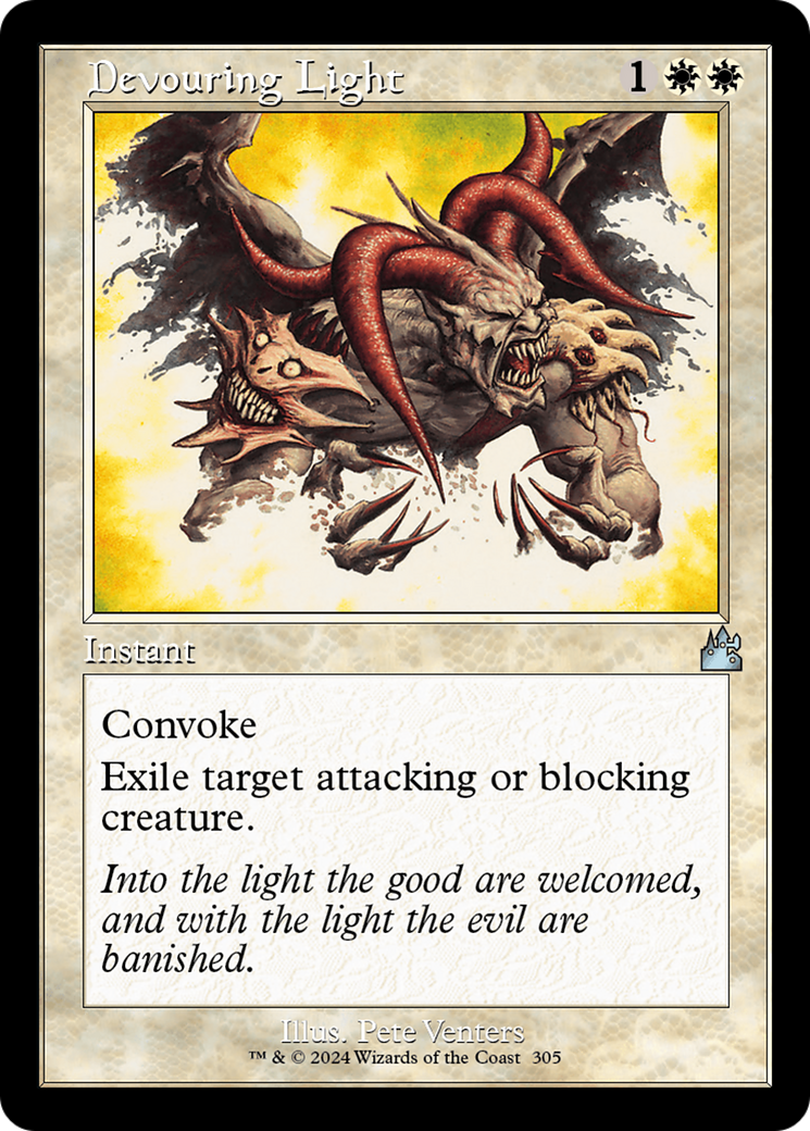 Devouring Light (Retro Frame) [Ravnica Remastered] | Tabernacle Games