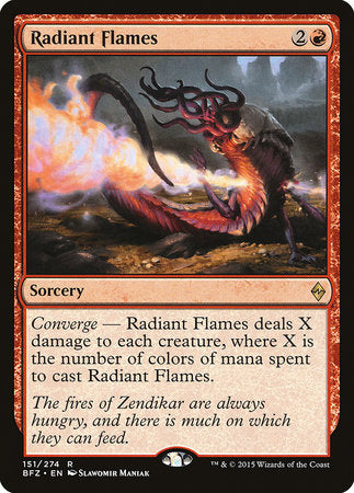 Radiant Flames [Battle for Zendikar] | Tabernacle Games