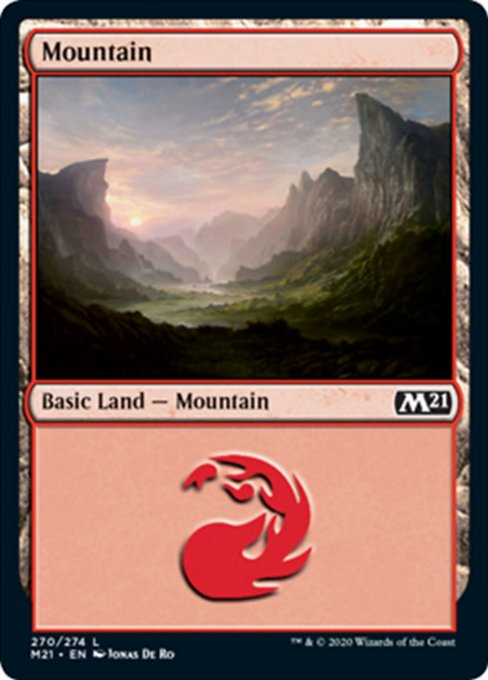 Mountain (270) [Core Set 2021] | Tabernacle Games