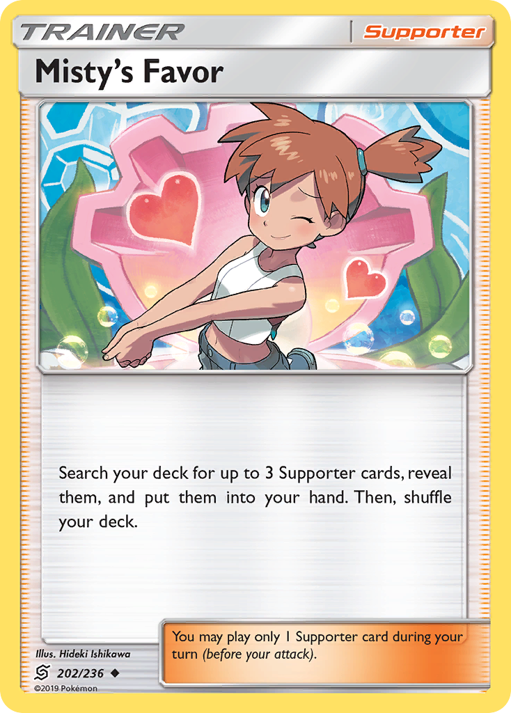 Misty's Favor (202/236) [Sun & Moon: Unified Minds] | Tabernacle Games
