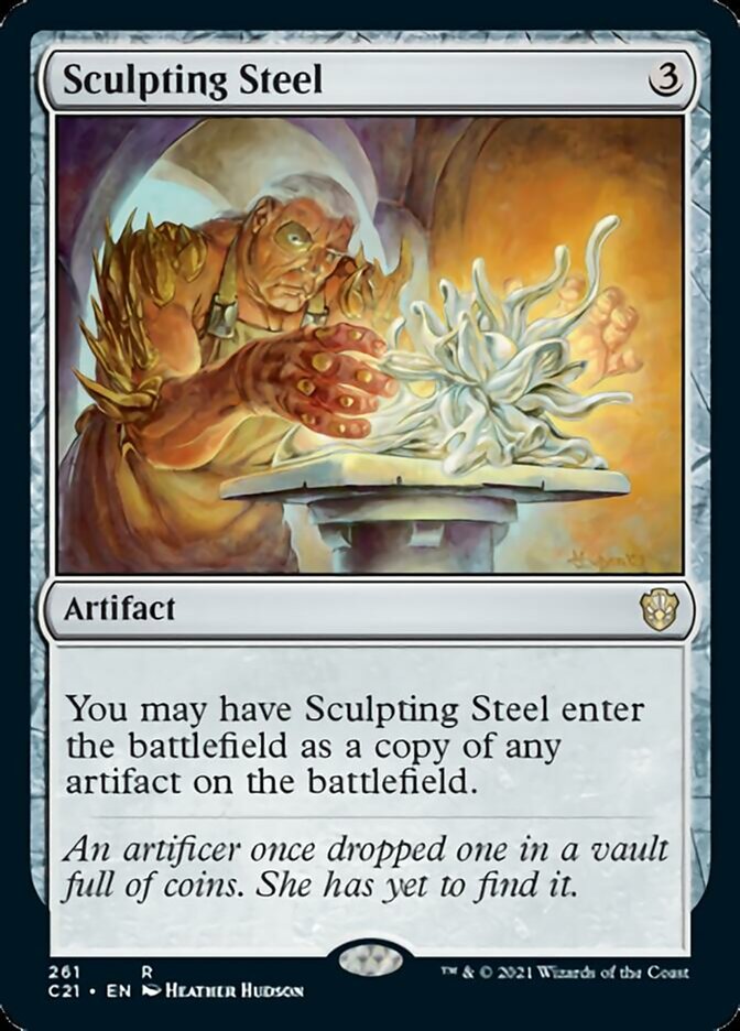 Sculpting Steel [Commander 2021] | Tabernacle Games