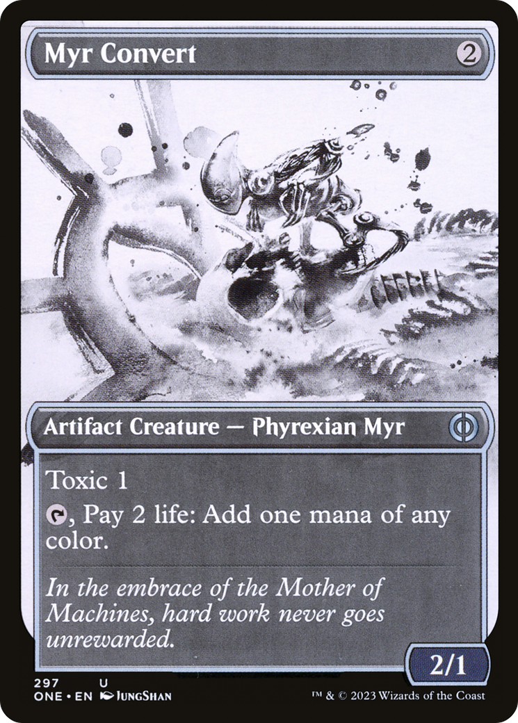 Myr Convert (Showcase Ichor) [Phyrexia: All Will Be One] | Tabernacle Games