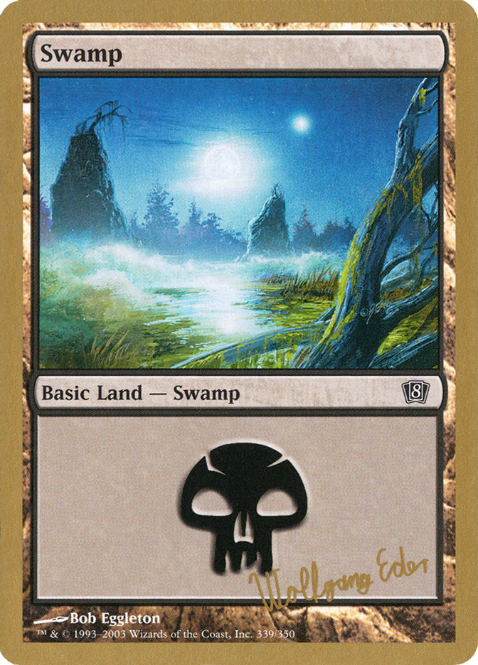 Swamp (we339) (Wolfgang Eder) [World Championship Decks 2003] | Tabernacle Games