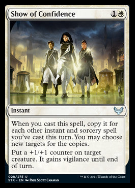 Show of Confidence [Strixhaven: School of Mages] | Tabernacle Games