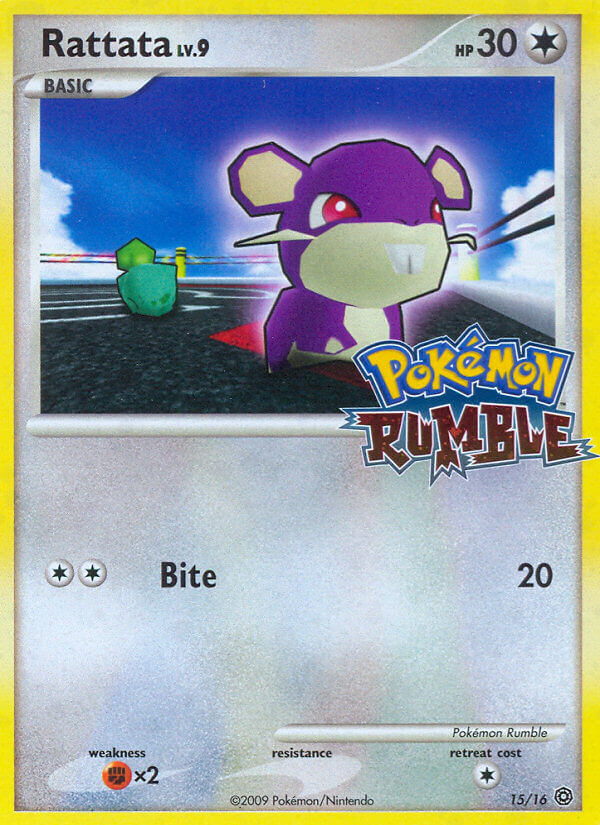 Rattata (15/16) [Pokémon Rumble] | Tabernacle Games