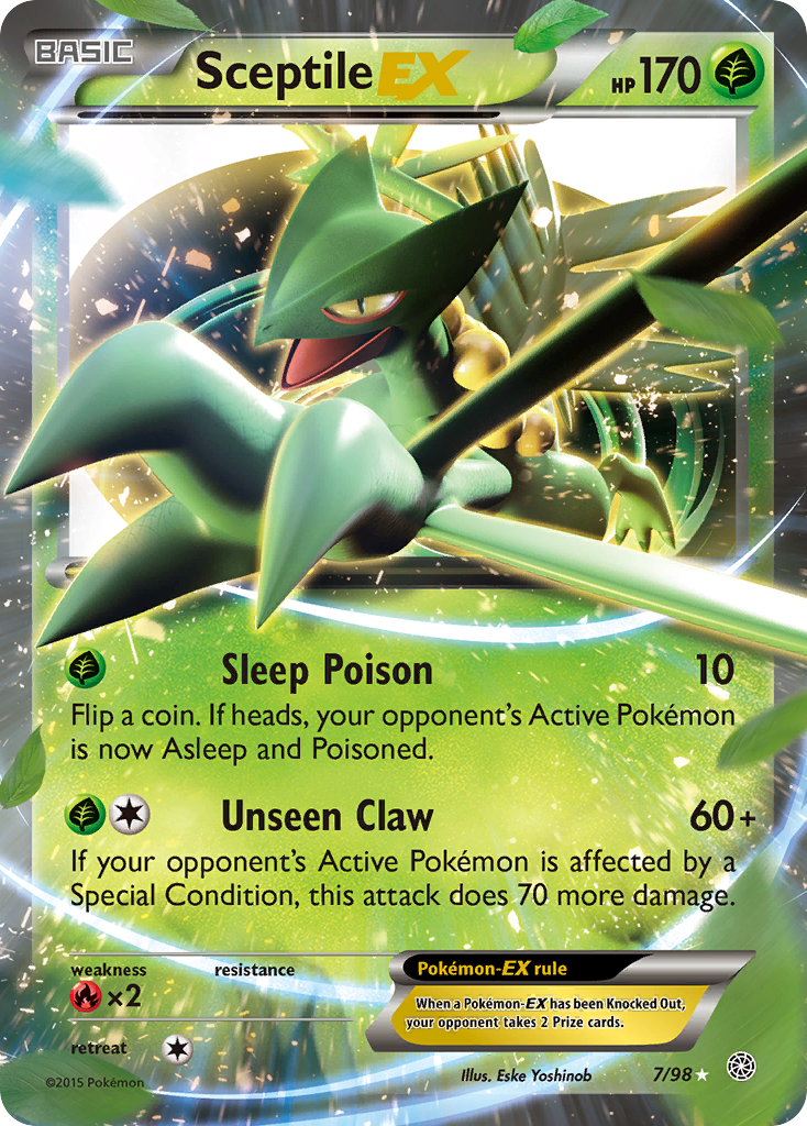 Sceptile EX (7/98) [XY: Ancient Origins] | Tabernacle Games