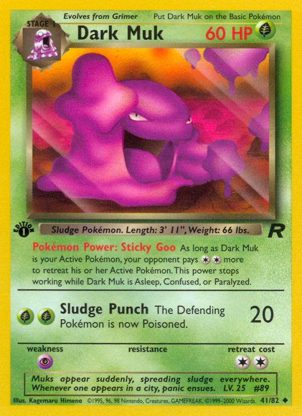 Dark Muk (41/82) [Team Rocket 1st Edition] | Tabernacle Games