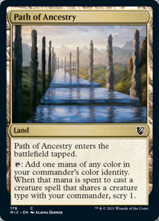 Path of Ancestry [Innistrad: Midnight Hunt Commander] | Tabernacle Games