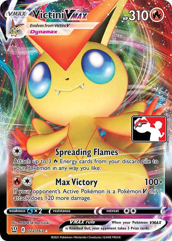 Victini VMAX (022/163) [Prize Pack Series One] | Tabernacle Games