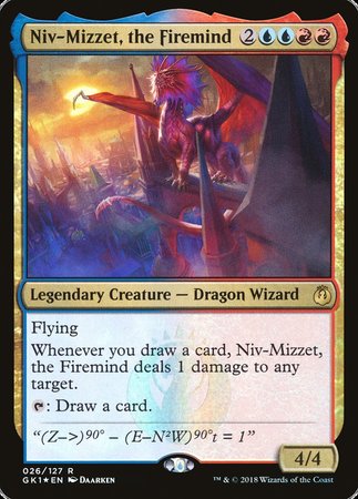 Niv-Mizzet, the Firemind [GRN Guild Kit] | Tabernacle Games