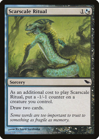 Scarscale Ritual [Shadowmoor] | Tabernacle Games