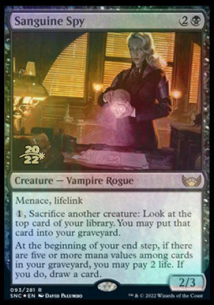 Sanguine Spy [Streets of New Capenna Prerelease Promos] | Tabernacle Games