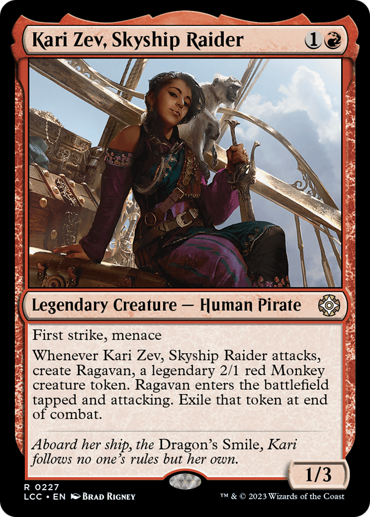 Kari Zev, Skyship Raider [The Lost Caverns of Ixalan Commander] | Tabernacle Games