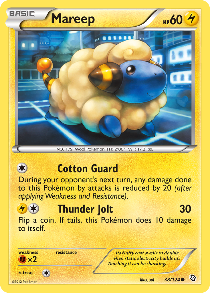 Mareep (38/124) [Black & White: Dragons Exalted] | Tabernacle Games