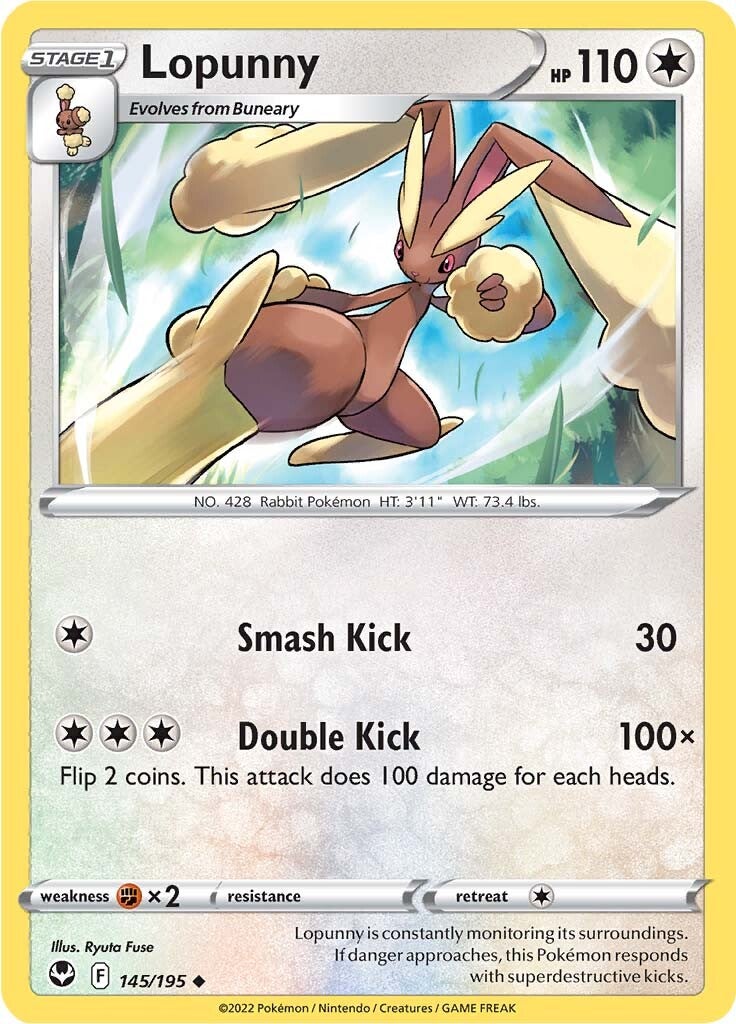 Lopunny (145/195) [Sword & Shield: Silver Tempest] | Tabernacle Games