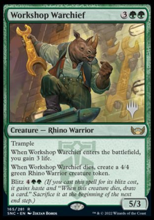 Workshop Warchief (Promo Pack) [Streets of New Capenna Promos] | Tabernacle Games