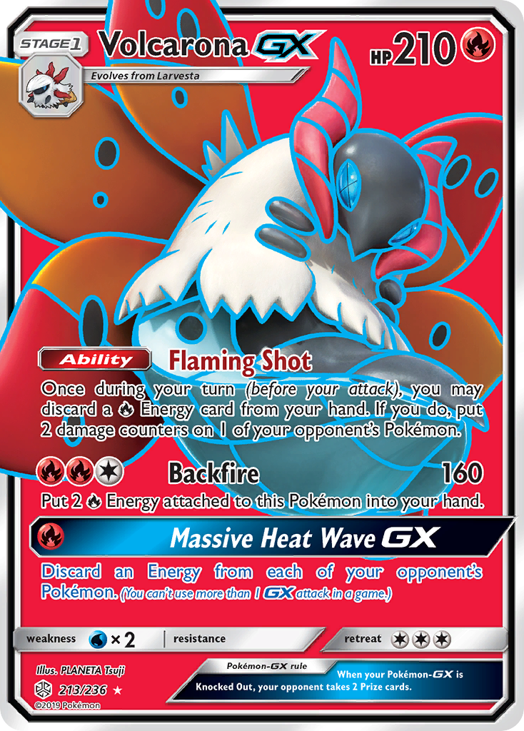 Volcarona GX (213/236) [Sun & Moon: Cosmic Eclipse] | Tabernacle Games