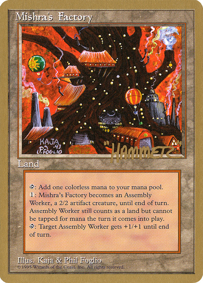 Mishra's Factory (Shawn "Hammer" Regnier) [Pro Tour Collector Set] | Tabernacle Games