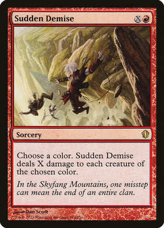 Sudden Demise [Commander 2013] | Tabernacle Games