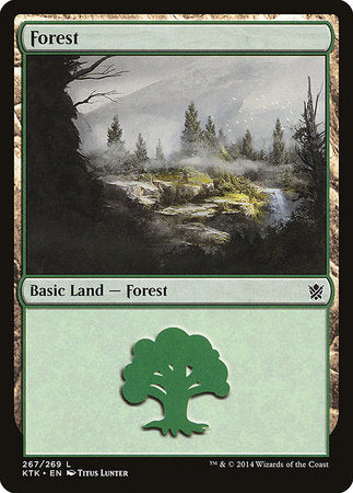 Forest (267) [Khans of Tarkir] | Tabernacle Games